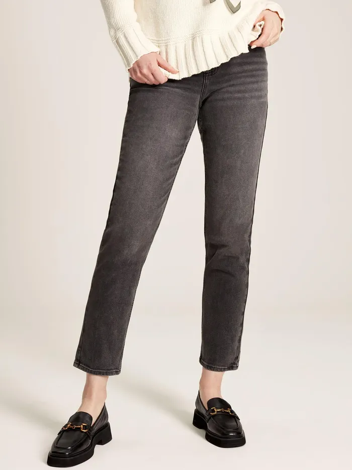 Joules Black Slim Straight Jeans Women Jeans
