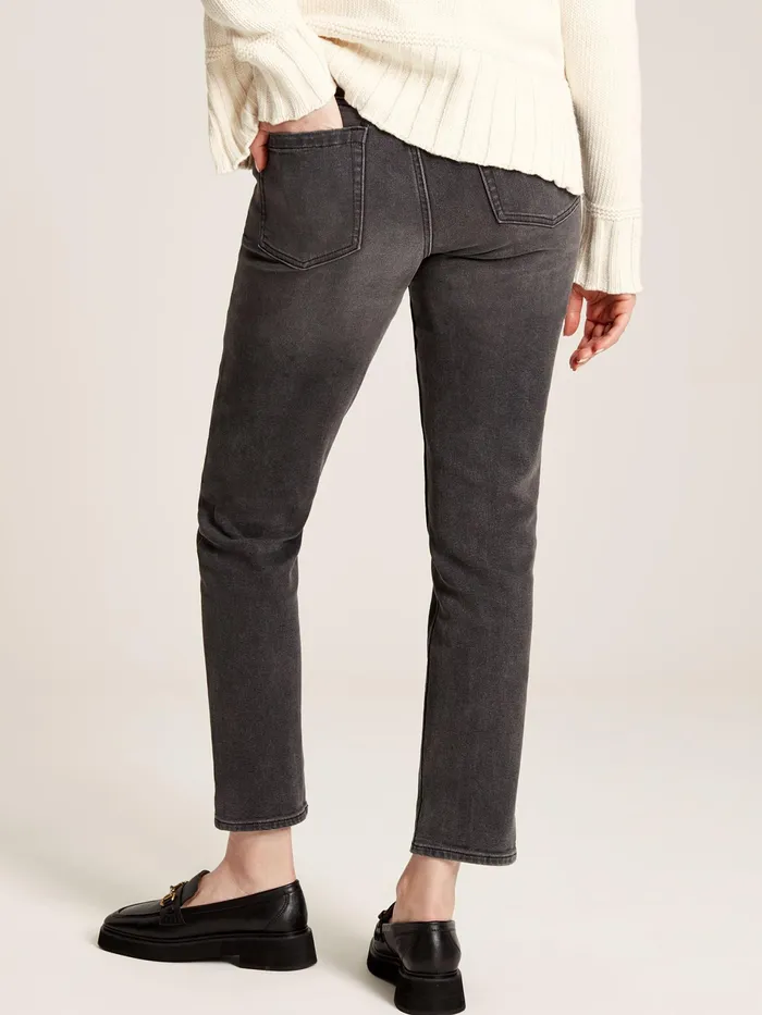 Joules Black Slim Straight Jeans Women Jeans