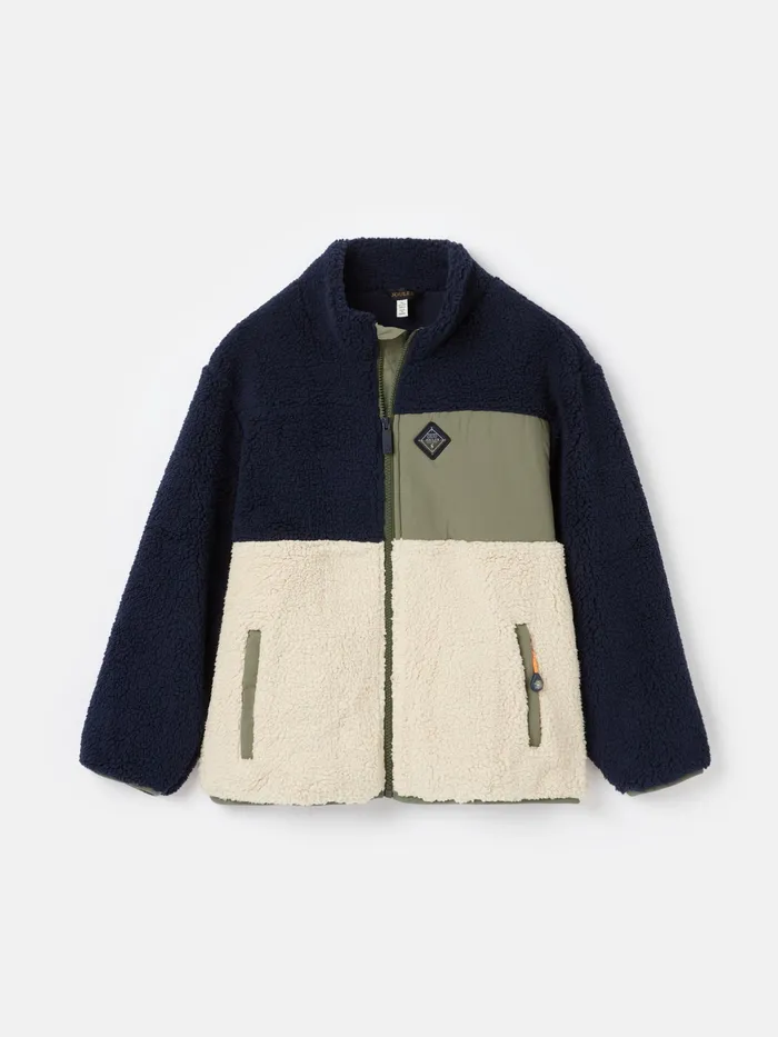 Joules Blakeley 8211 Navy Blue Fleece Jacket Boys Coats and Jackets