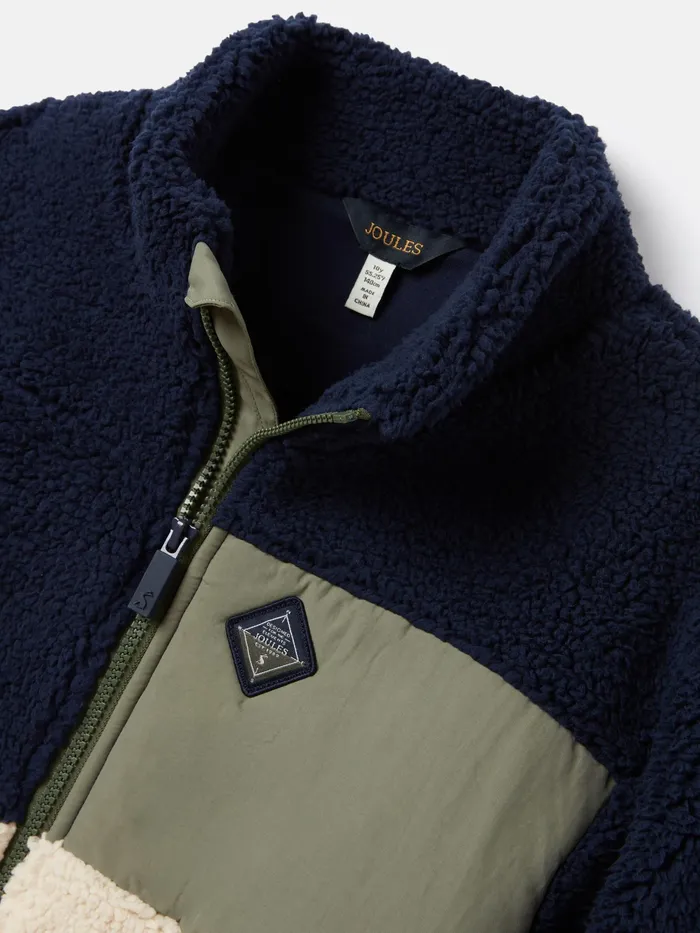 Joules Blakeley 8211 Navy Blue Fleece Jacket Boys Coats and Jackets
