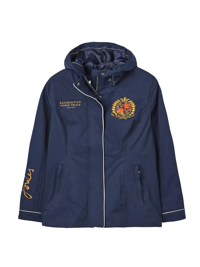 Joules Blue Waterproof Badminton Coat Women Coats and Jackets