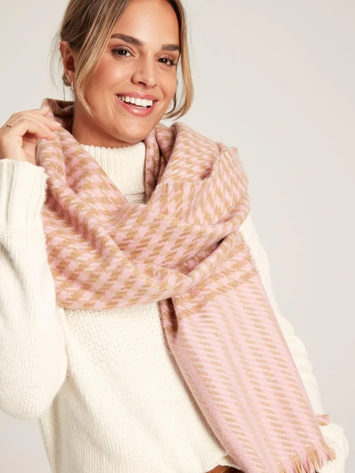 Joules Bracewell 8211 Sand Large Blanket Scarf Women Scarves