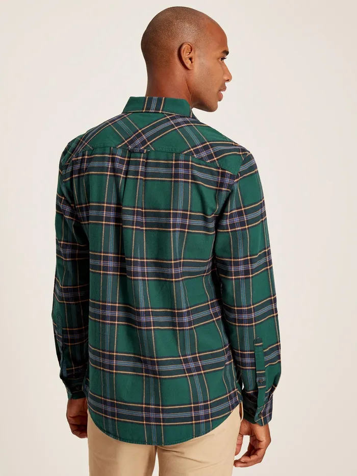 Joules Buchannan 8211 Green Check Shirt Men Shirts