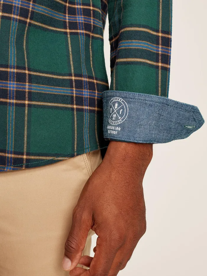Joules Buchannan 8211 Green Check Shirt Men Shirts