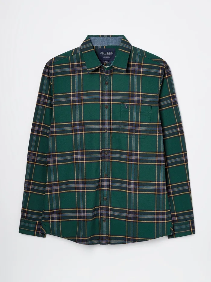 Joules Buchannan 8211 Green Check Shirt Men Shirts