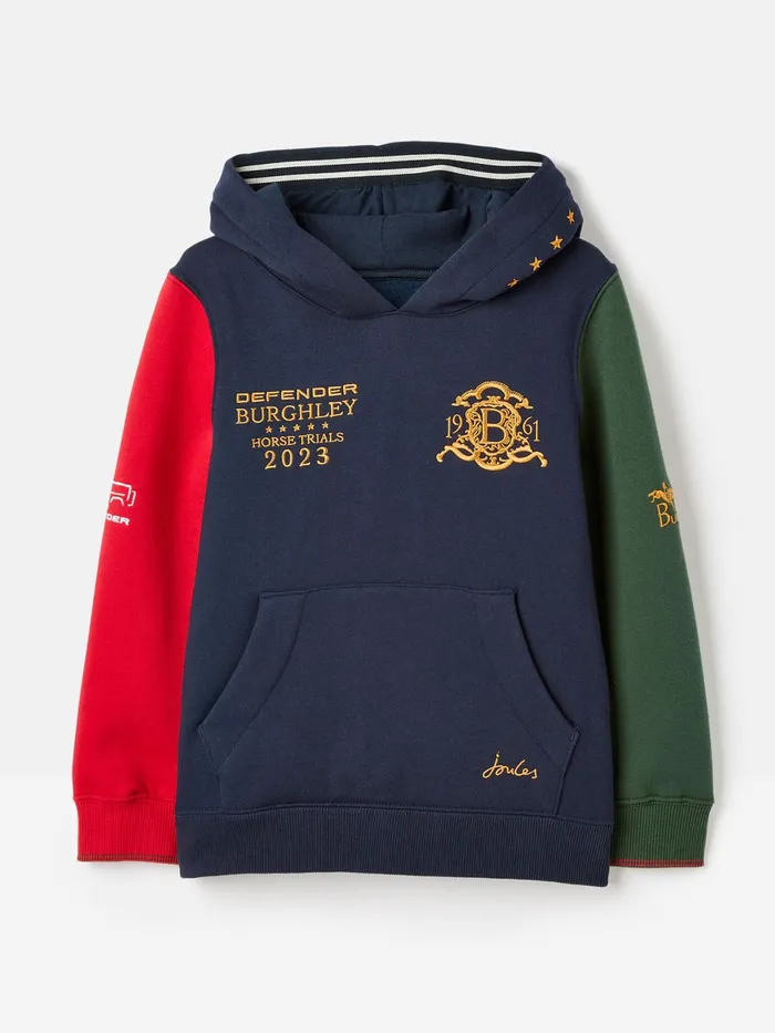 Joules Burghley J Hoodie 8211 Blue Unisex Sweatshirt Boys Sweatshirts and Hoodies