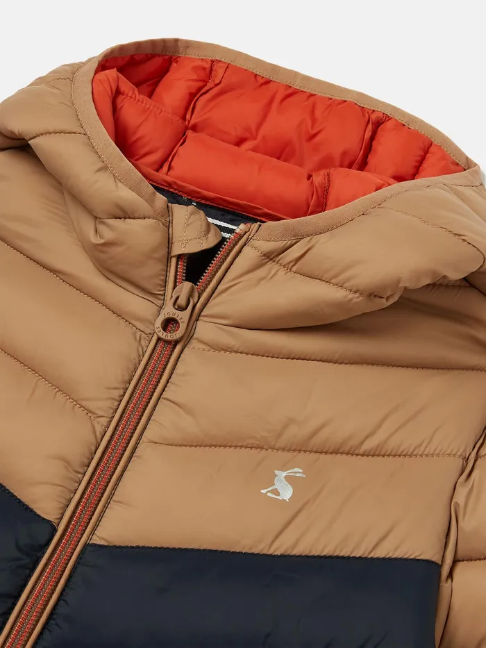Joules Cairn 8211 NavyBeige Showerproof Coat Boys Coats and Jackets
