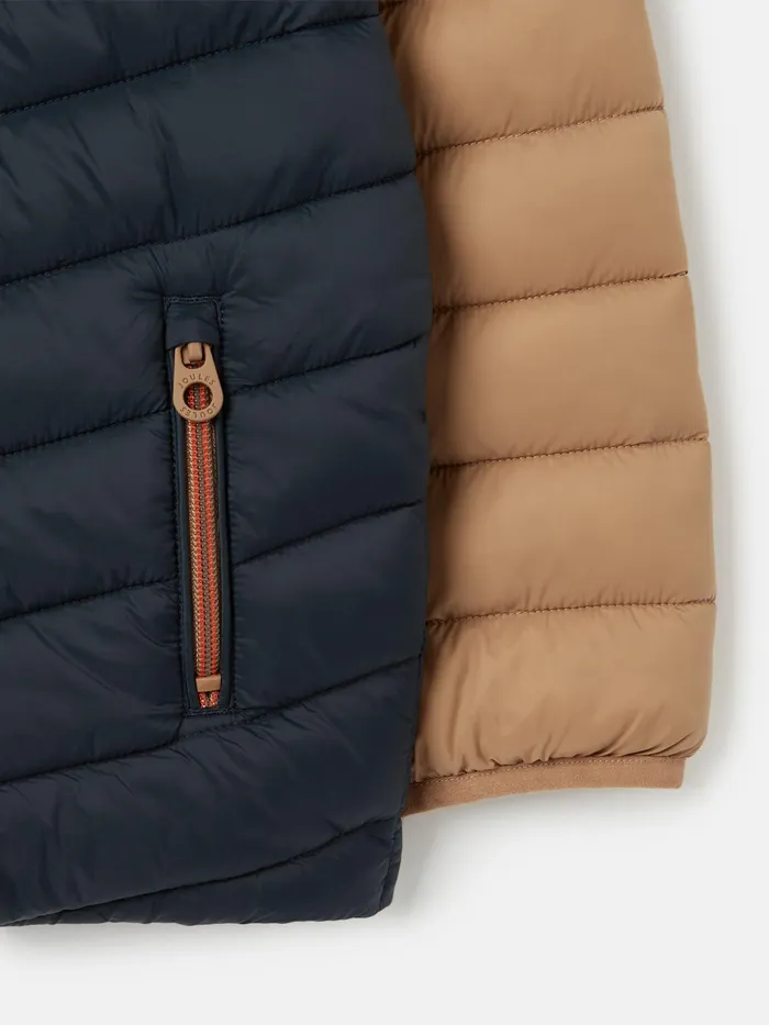 Joules Cairn 8211 NavyBeige Showerproof Coat Boys Coats and Jackets