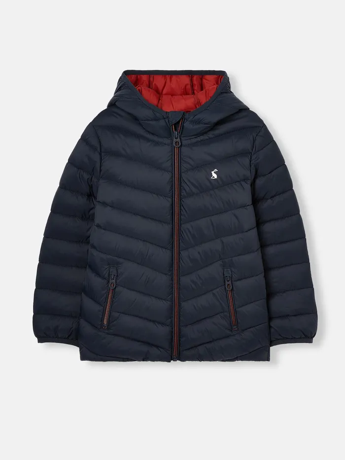 Joules Cairn 8211 Navy Blue Showerproof Coat Boys Coats and Jackets
