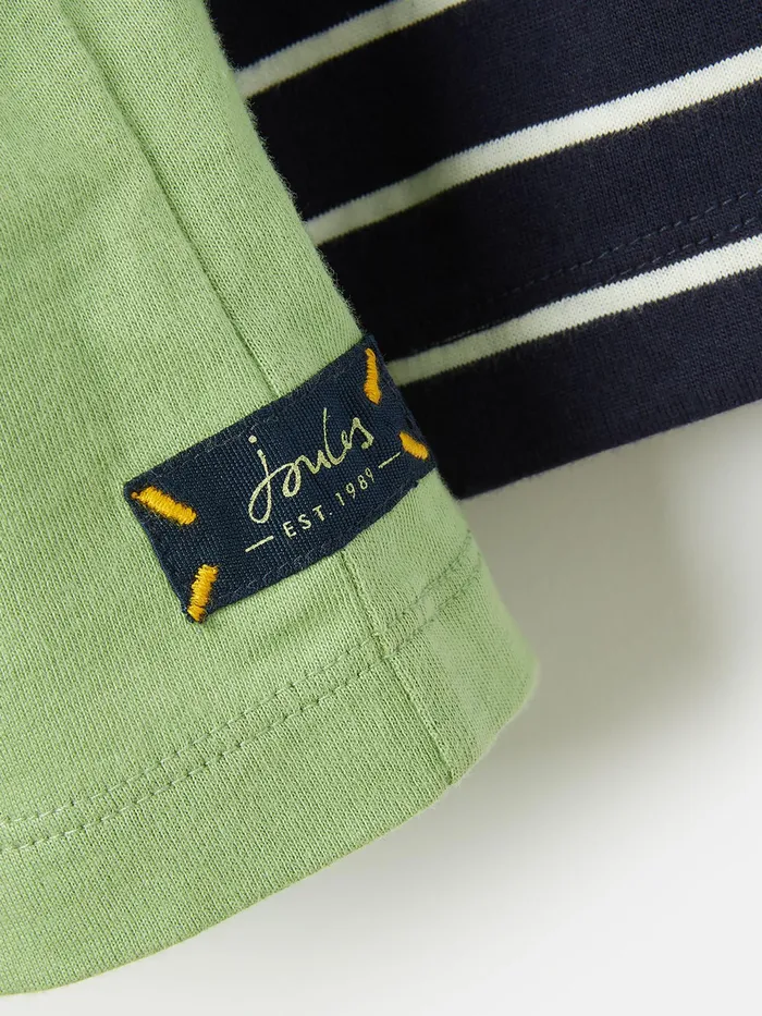 Joules Chomp 8211 Green Long Sleeve Artwork Top Boys Tops and Tshirts