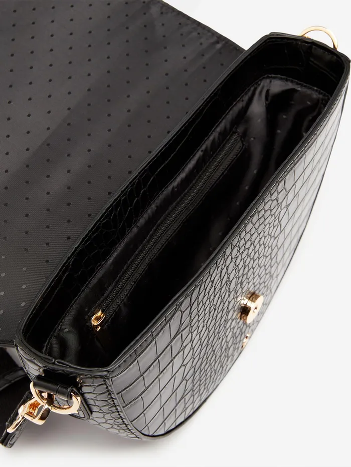 Joules Clara 8211 Black Half Moon Cross Body Bag Women Handbags