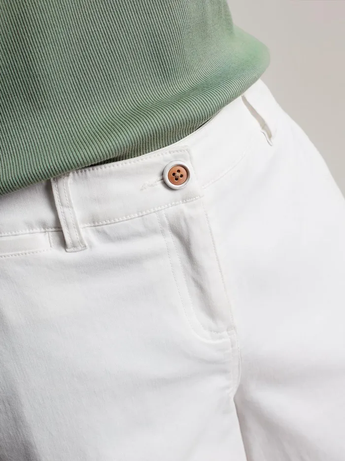 Joules Cruise Long 8211 White Chino Shorts Women Shorts