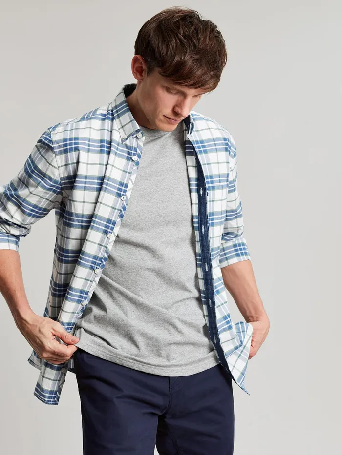 Joules Denton 8211 Grey Plain Jersey TShirt Men Tops and Tshirts