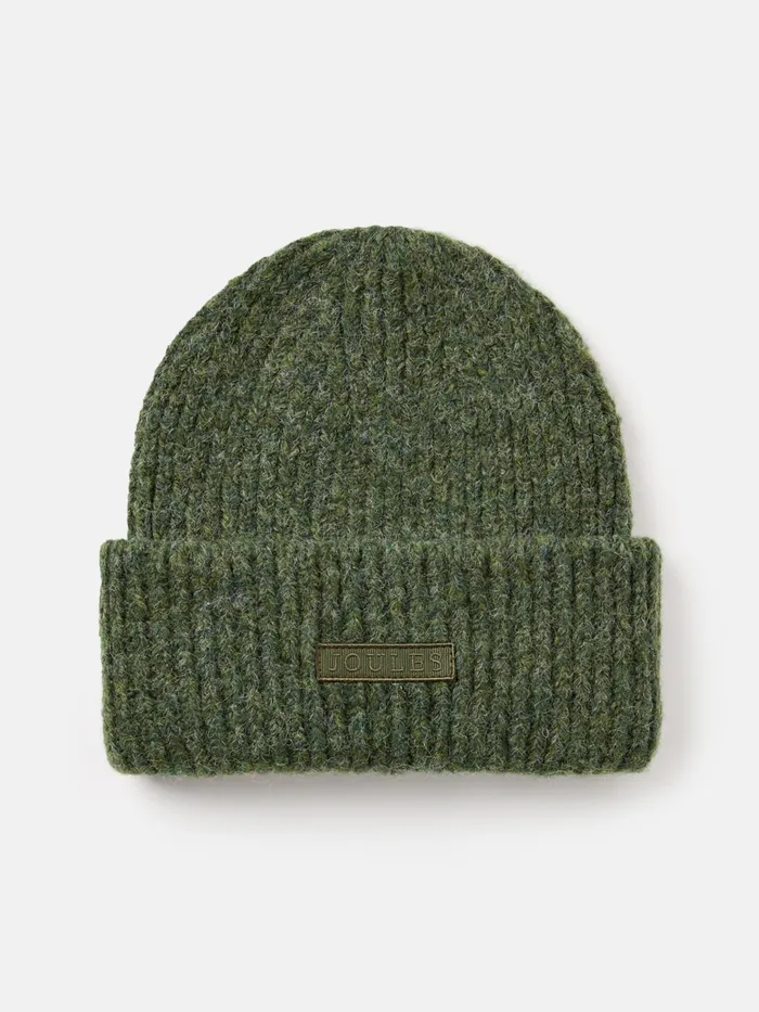 Joules Eloise 8211 Green Soft Oversized Beanie Hat Women Hats