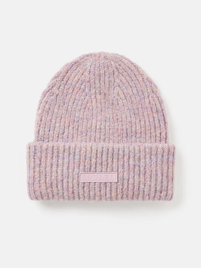 Joules Eloise 8211 Lilac Purple Soft Oversized Beanie Hat Women Hats