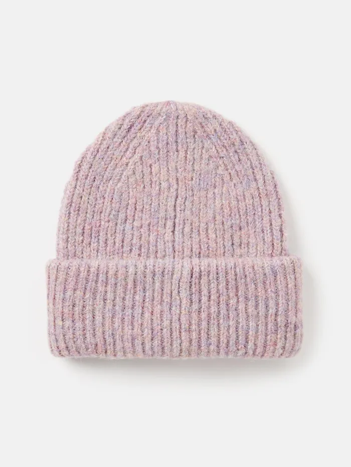 Joules Eloise 8211 Lilac Purple Soft Oversized Beanie Hat Women Hats