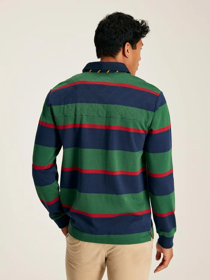 Joules Embellished 8211 Blue Rugby Shirt Men Tops and Tshirts