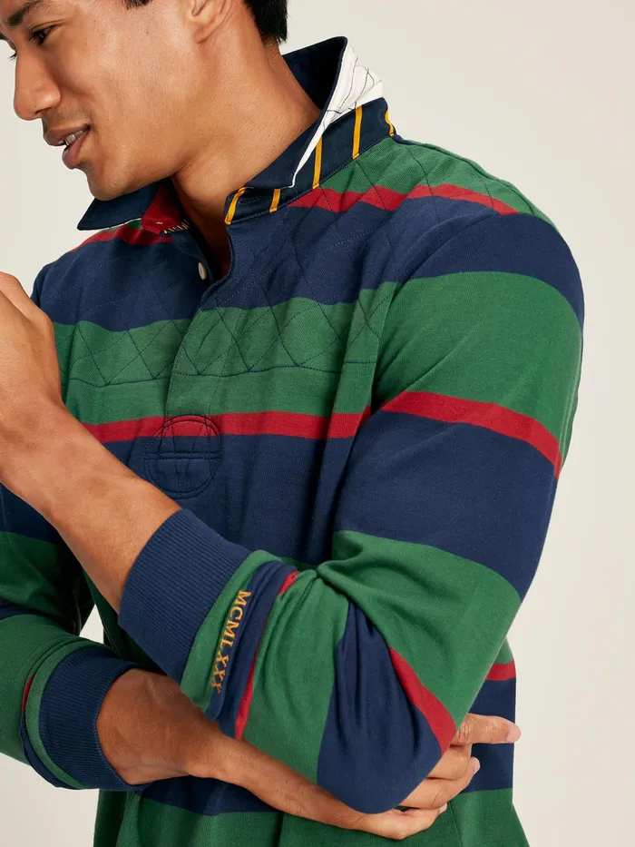 Joules Embellished 8211 Blue Rugby Shirt Men Tops and Tshirts