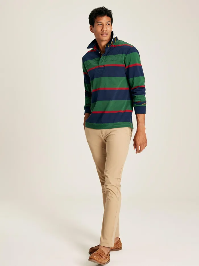 Joules Embellished 8211 Blue Rugby Shirt Men Tops and Tshirts