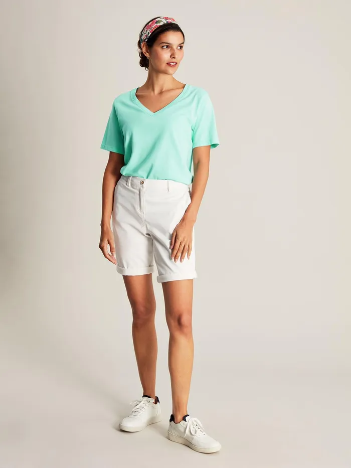 Joules Emily 8211 Blue V Neck TShirt Women Tops