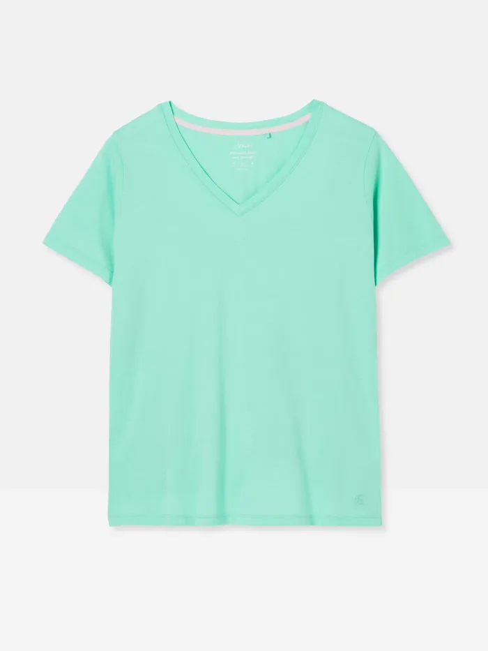 Joules Emily 8211 Blue V Neck TShirt Women Tops