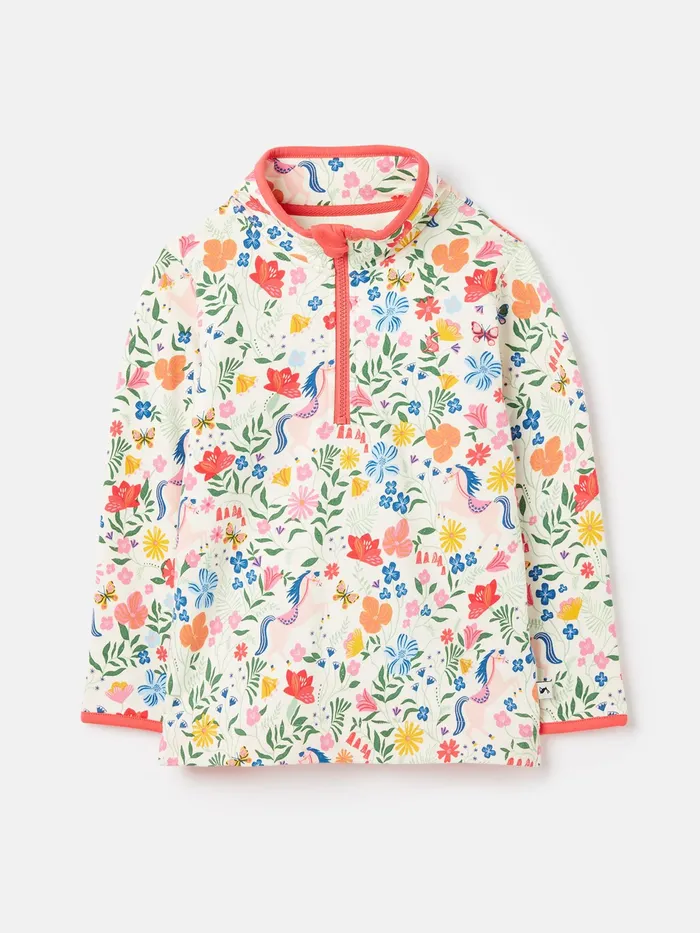 Joules Fairdale 8211 Cream Artwork Quarter Zip Sweatshirt Girls Sweatshirts and Hoodies Joules Fairdale 8211 Cream Artwork Quarter Zip Sweatshirt Girls Sweatshirts and Hoodies