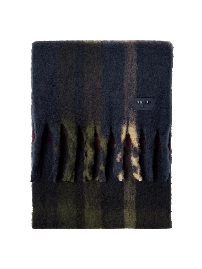 Joules Folley 8211 Navy Warm Handle Scarf Women Scarves