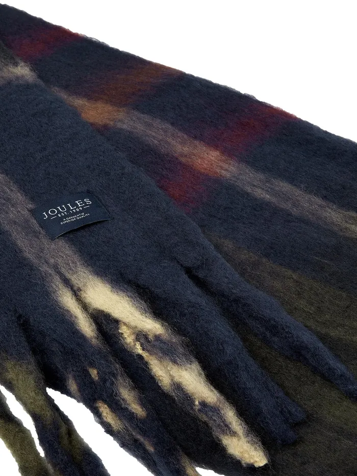 Joules Folley 8211 Navy Warm Handle Scarf Women Scarves