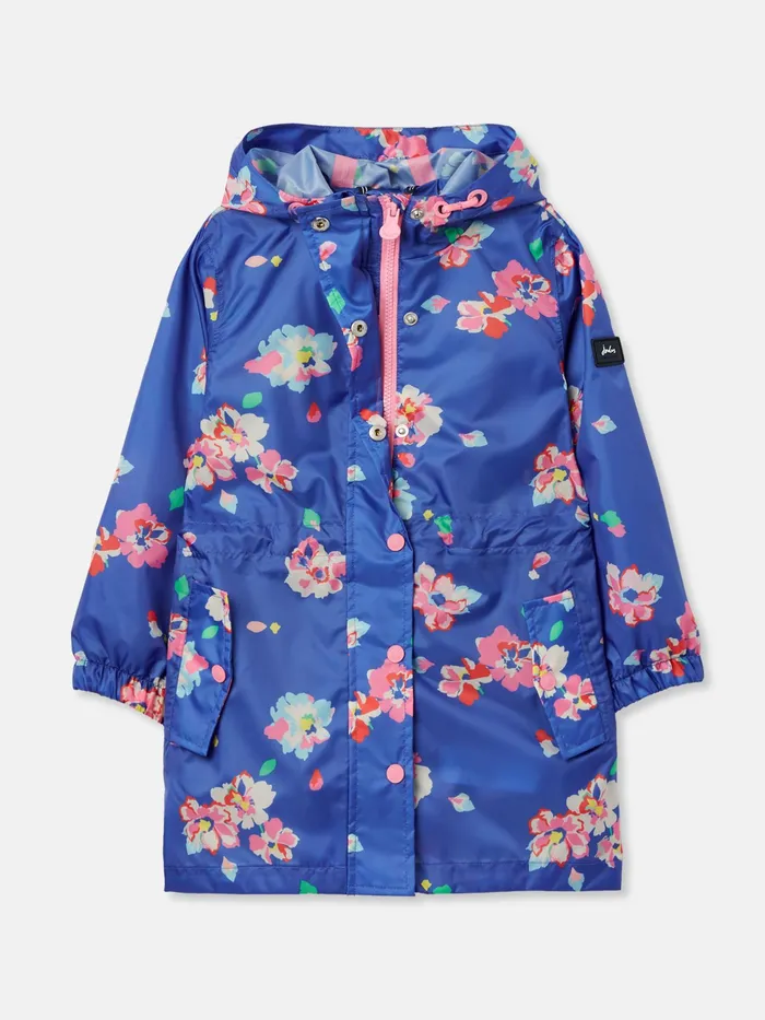 Joules Go Lightly 8211 Blue Waterproof Lightweight Packable Rain Mac Girls Coats and Jackets Joules Go Lightly 8211 Blue Waterproof Lightweight Packable Rain Mac Girls Coats and Jackets