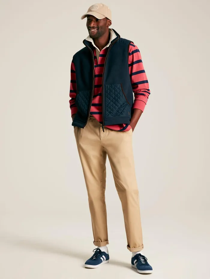 Joules Greenfield 8211 Navy Fleece Gilet Men Gilets