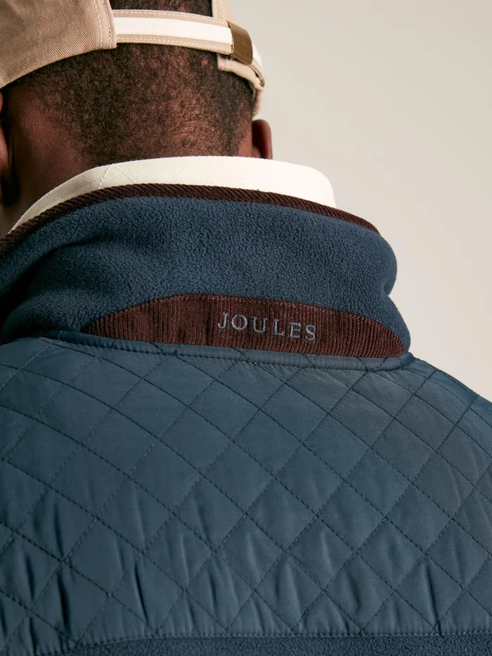 Joules Greenfield 8211 Navy Fleece Gilet Men Gilets