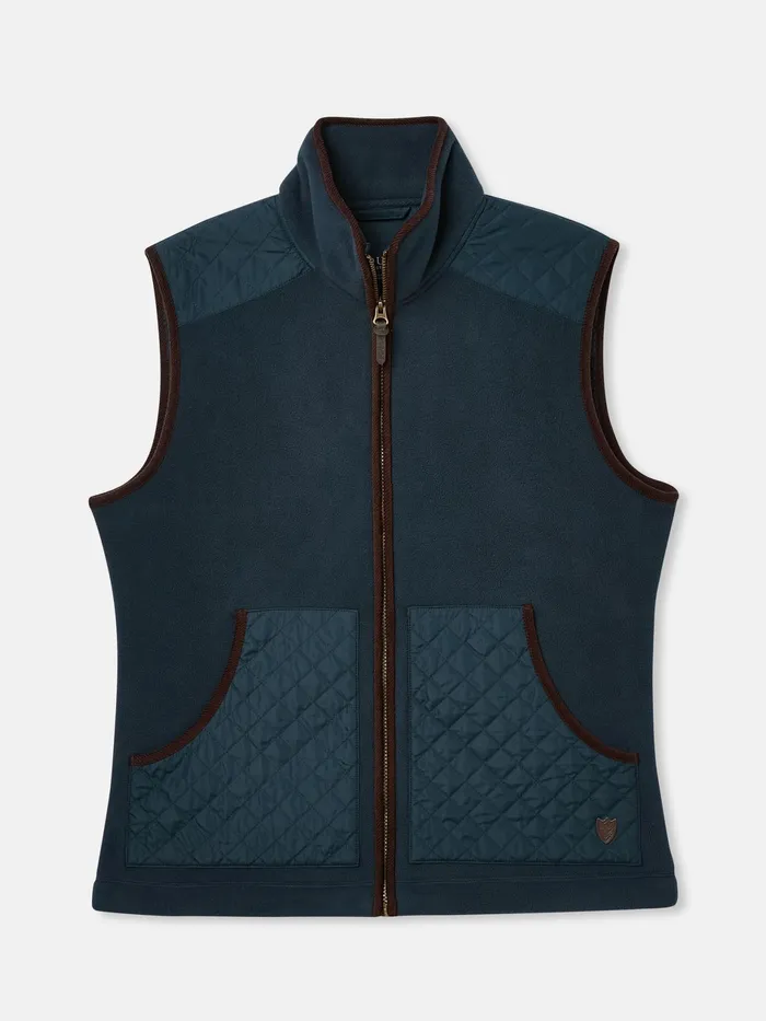 Joules Greenfield 8211 Navy Fleece Gilet Men Gilets