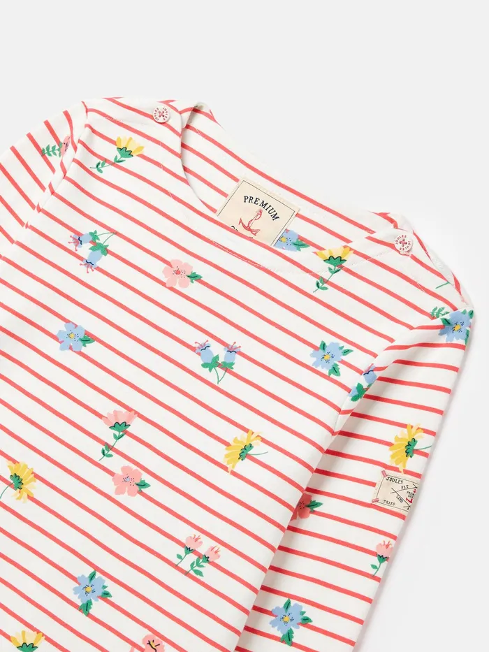 Joules Harbour 8211 Pink Long Sleeve Top Girls Tops and Tshirts