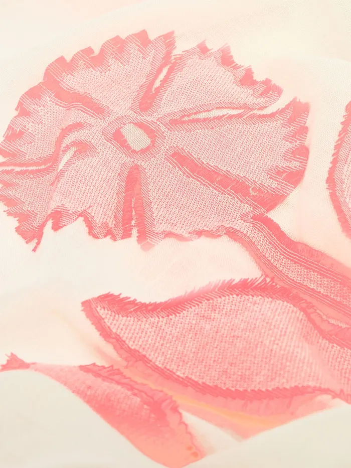 Joules Harpford 8211 Pink Jacquard Scarf Women Scarves