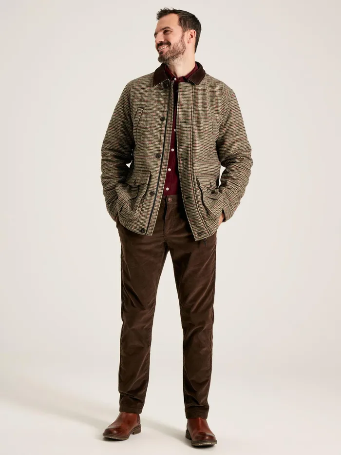 Joules Marriott 8211 Brown Tweed Jacket Men Coats and Jackets