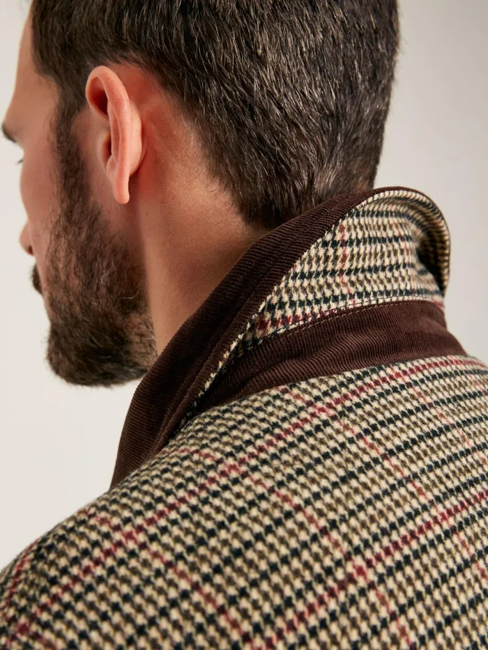 Joules Marriott 8211 Brown Tweed Jacket Men Coats and Jackets