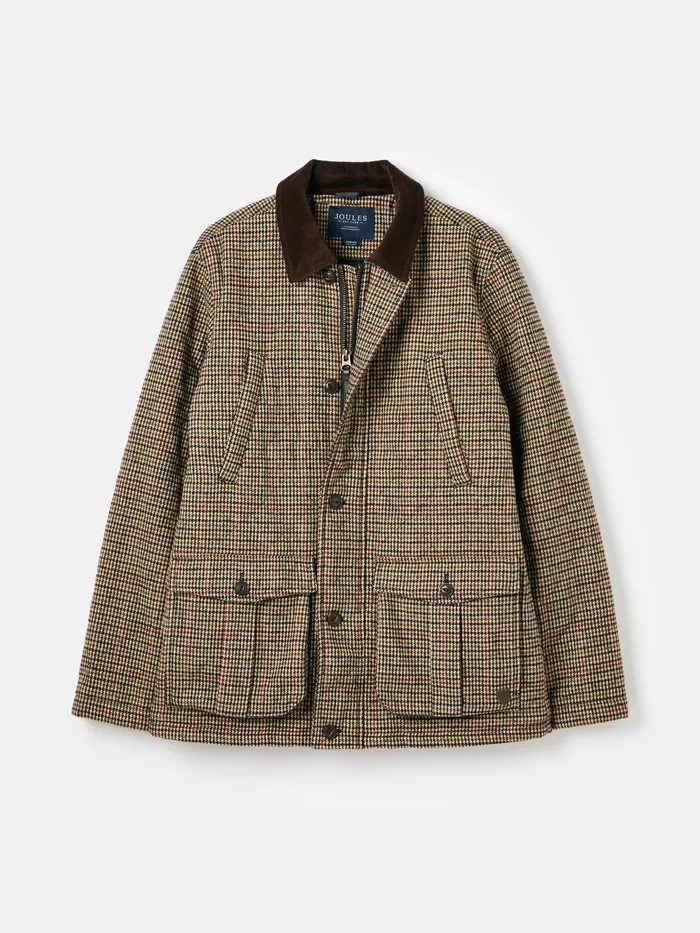 Joules Marriott 8211 Brown Tweed Jacket Men Coats and Jackets