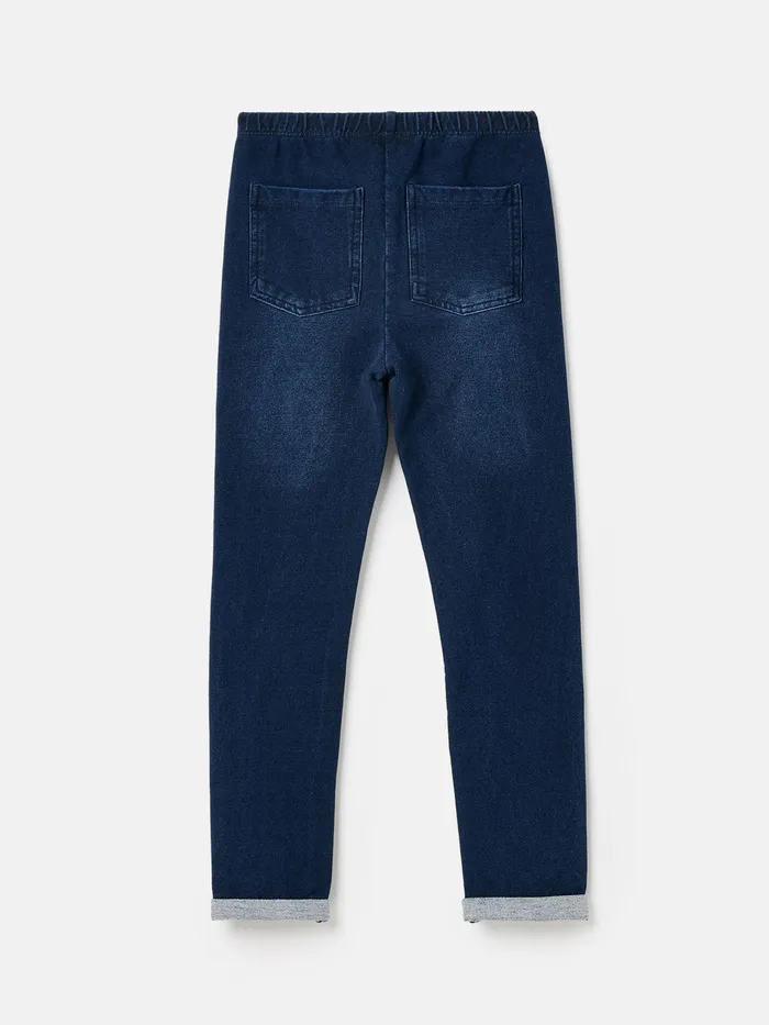 Joules Minnie 8211 Denim Dark Blue Denim Leggings Girls Trousers and Leggings