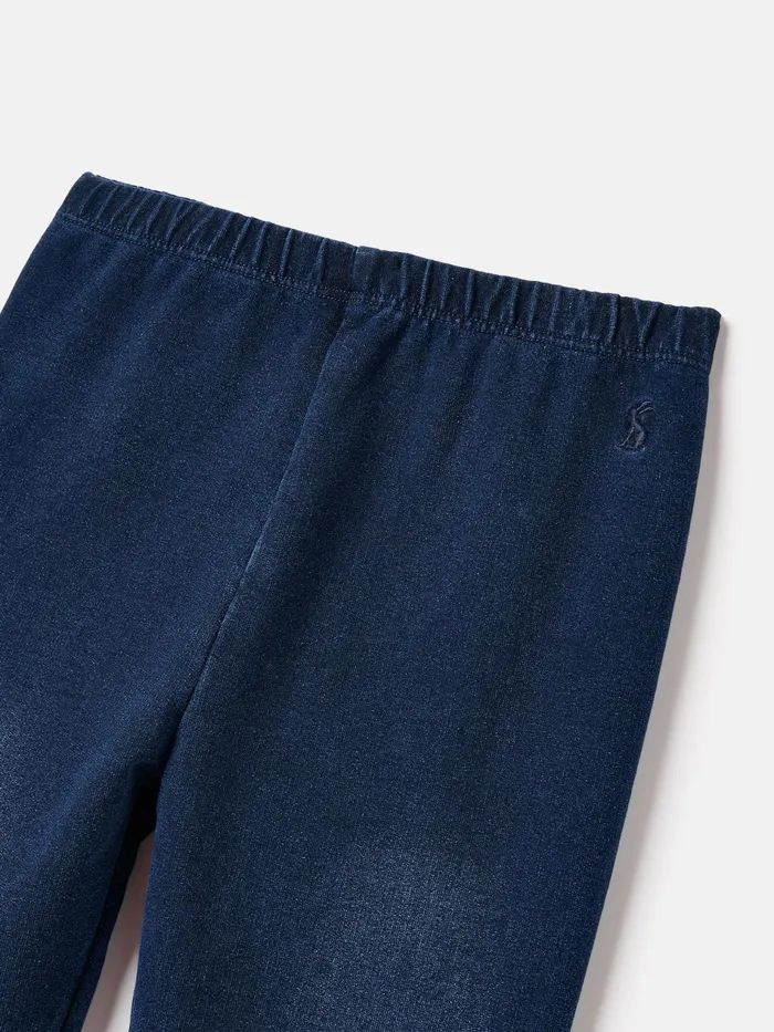 Joules Minnie 8211 Denim Dark Blue Denim Leggings Girls Trousers and Leggings