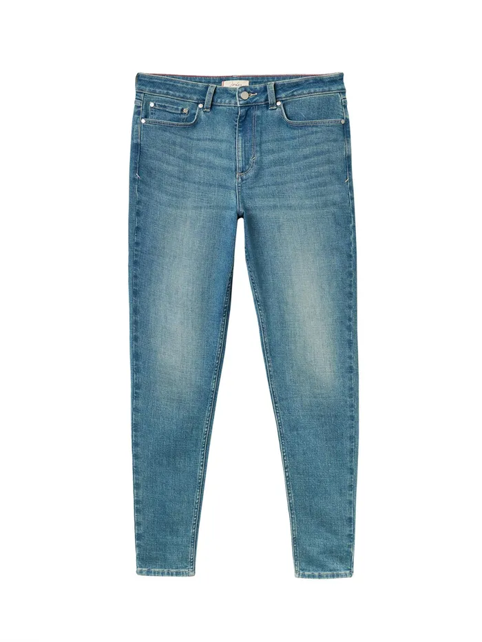 Joules Monroe 8211 Blue High Rise Stretch Skinny Jeans Women Jeans