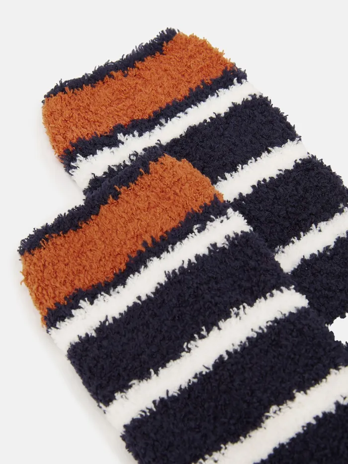 Joules NavyWhite Fluffy Socks Men Socks