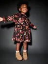Joules Next Tan Brown Suede Faux Fur Lined Water Repellent PullOn Suede Boots Girls Boots