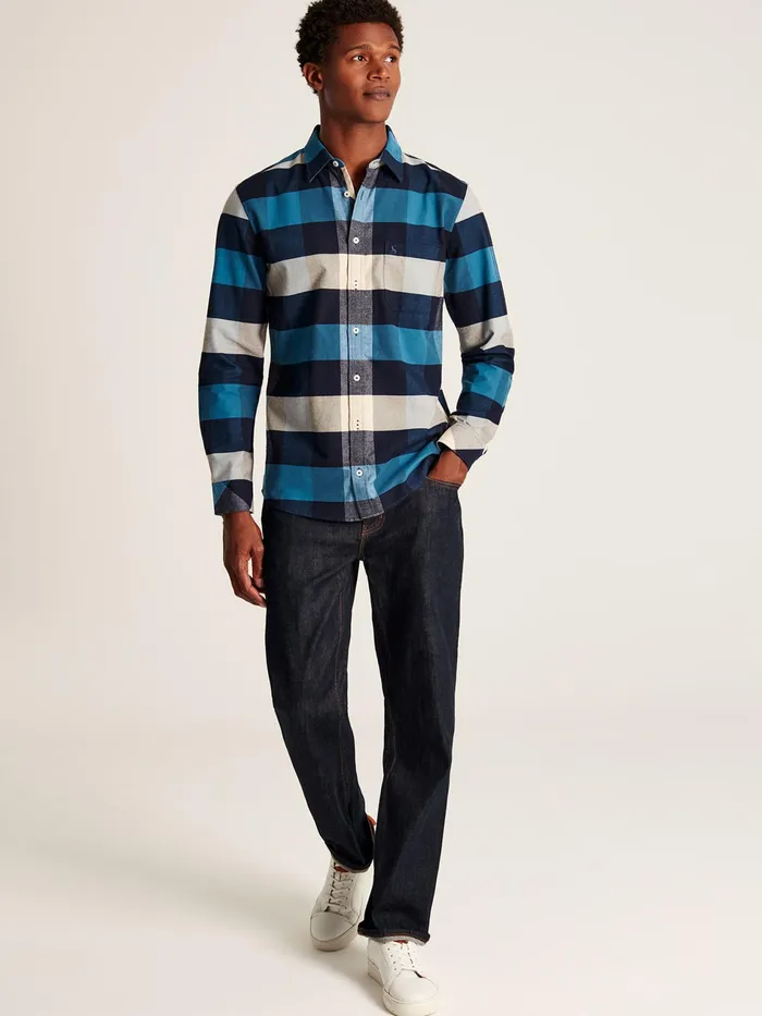 Joules Outlet Anthony 8211 Blue Shirt Men Shirts