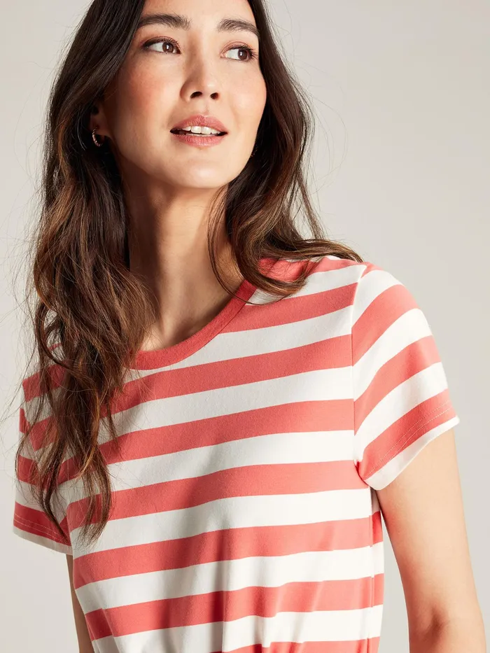 Joules Paloma 8211 Pink Jersey Long Dress Women Dresses
