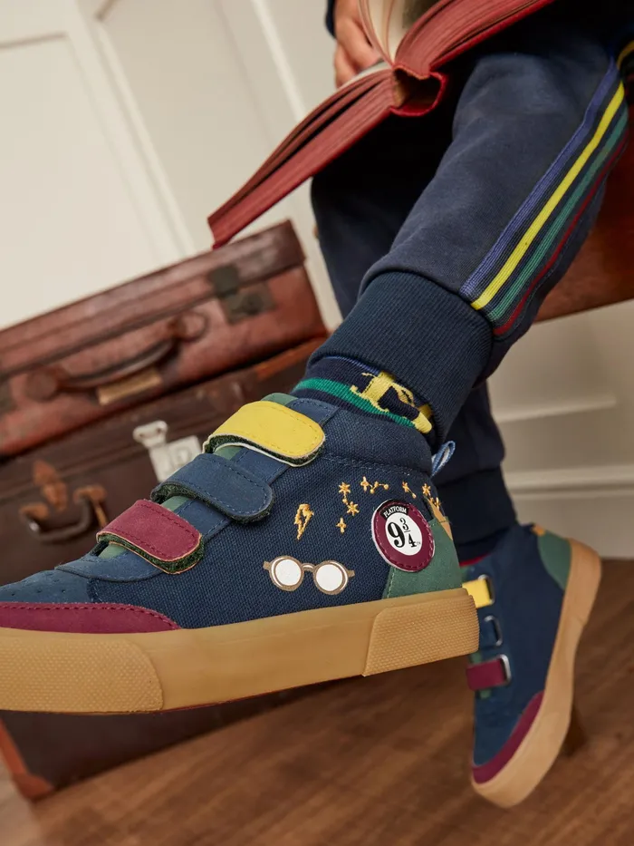 Joules Platform 9 34 8211 Navy Harry Potter Trainers Boys Trainers