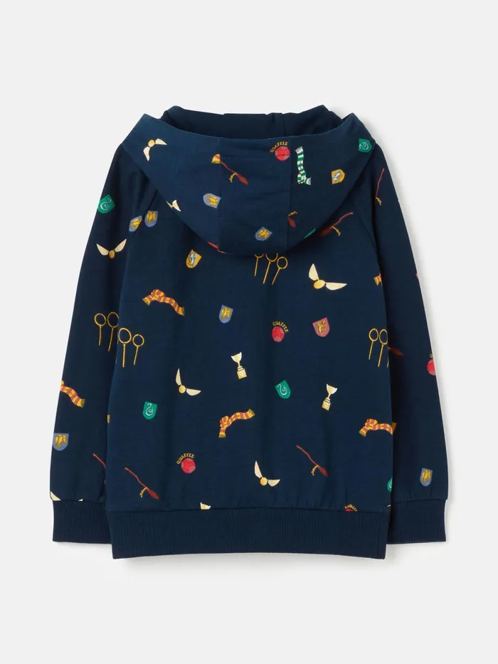 Joules Quidditch Pitch 8211 Navy Harry Potter Hoodie Girls Sweatshirts and Hoodies