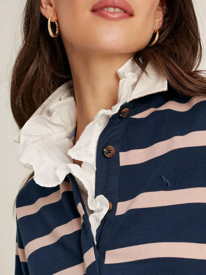 Joules Sammie 8211 Navy Blue Rugby Shirt Women Tops