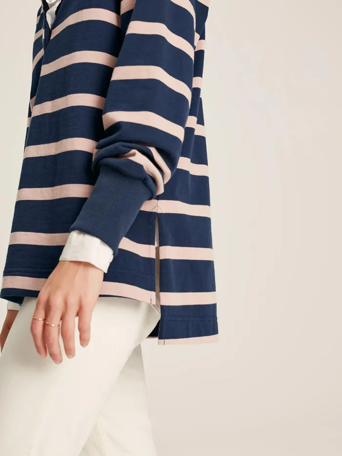 Joules Sammie 8211 Navy Blue Rugby Shirt Women Tops