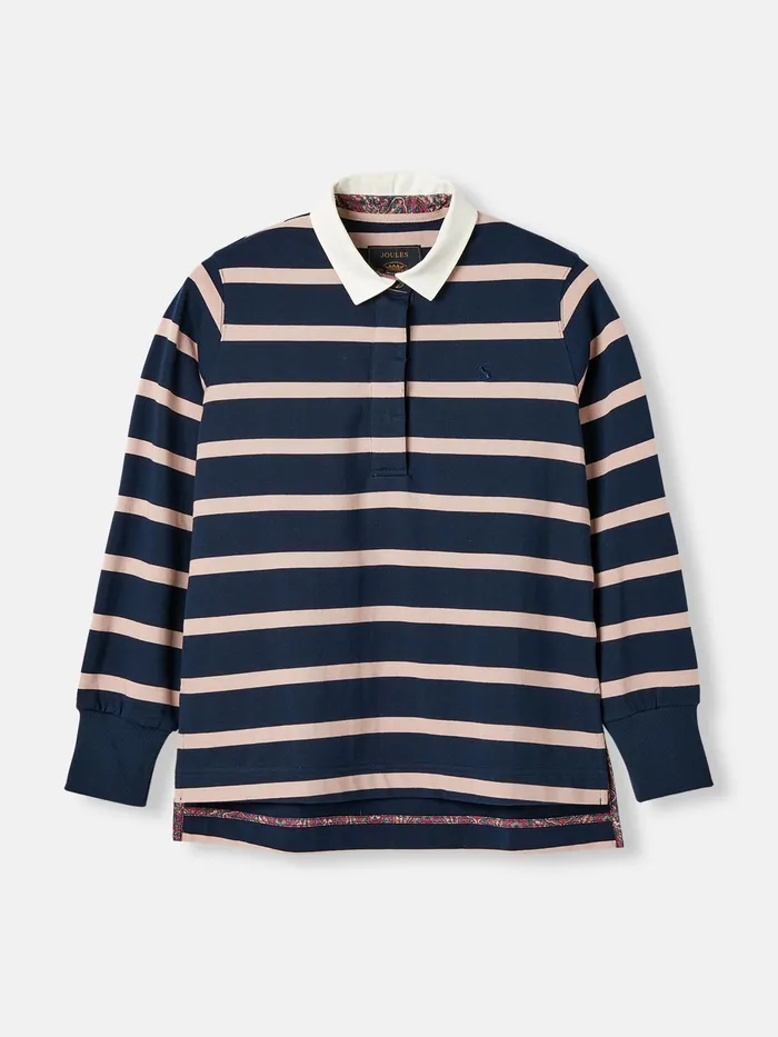 Joules Sammie 8211 Navy Blue Rugby Shirt Women Tops