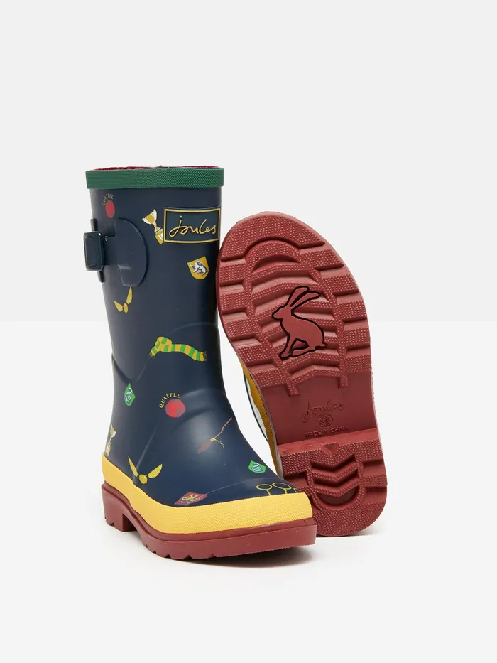 Joules Spellbinding 8211 Navy Harry Potter Wellies Boys Wellies